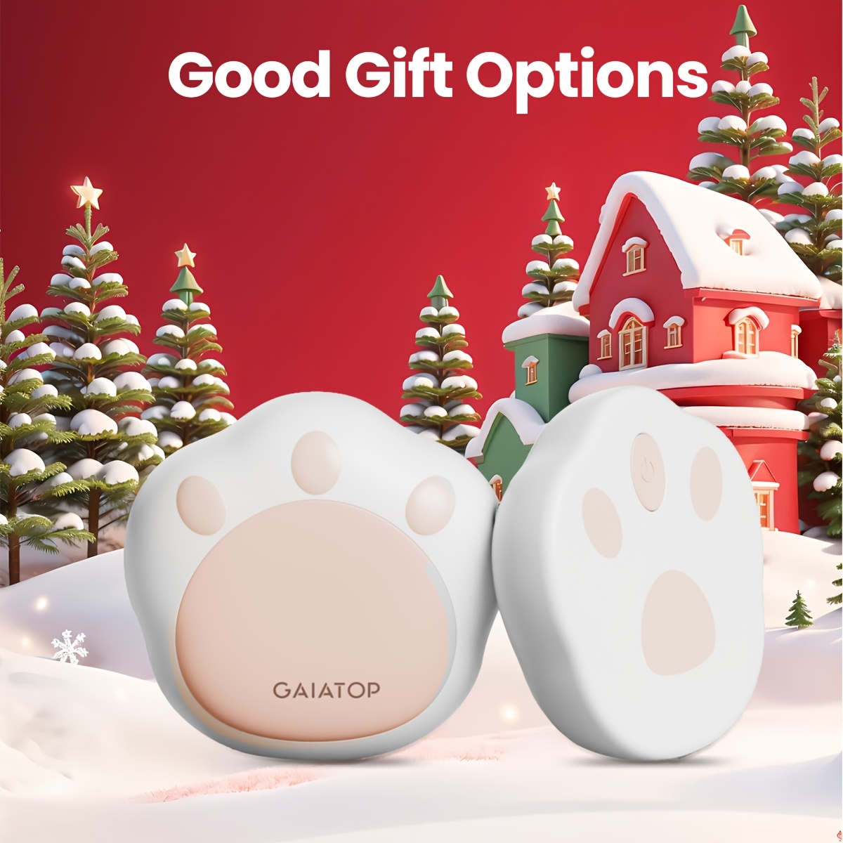 2pcs     hand warmers portable magnetic fast heating with 3 adjustable levels usb rechargeable ideal christmas back to school gift for girls white portable hand warmer compact   magnetic closure hand warmers rechargeable details 0