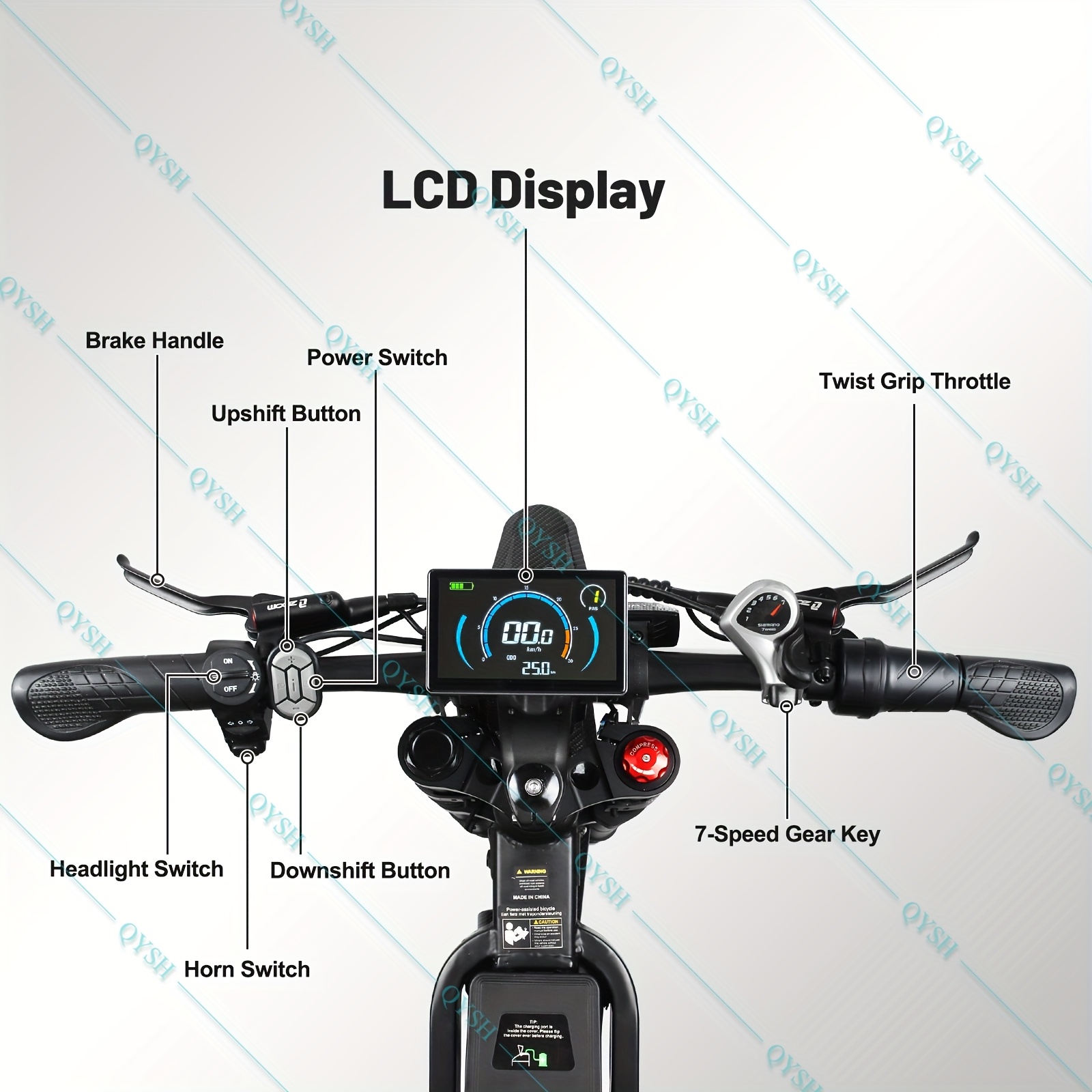 electric bike electric dirt bike electric bike for adults 19mph 80 mile range commuter e bike with 48v 30ah removable battery   sturdy build adult   ebike Product details 3
