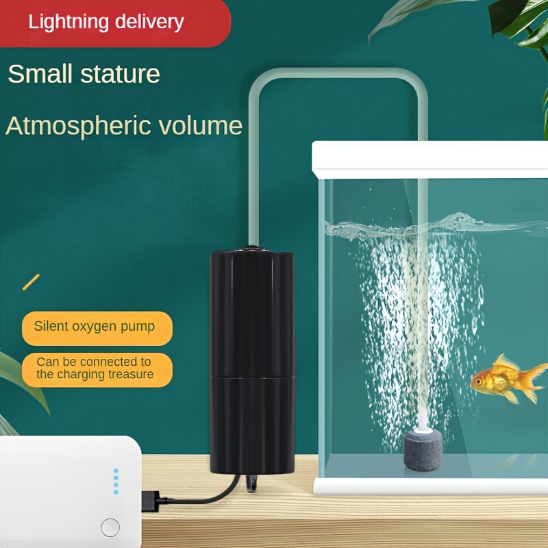 Tragbare USB-Sauerstoffpumpe Für Aquarien - Mini-Belüfter Für Angeln & Aquaristik