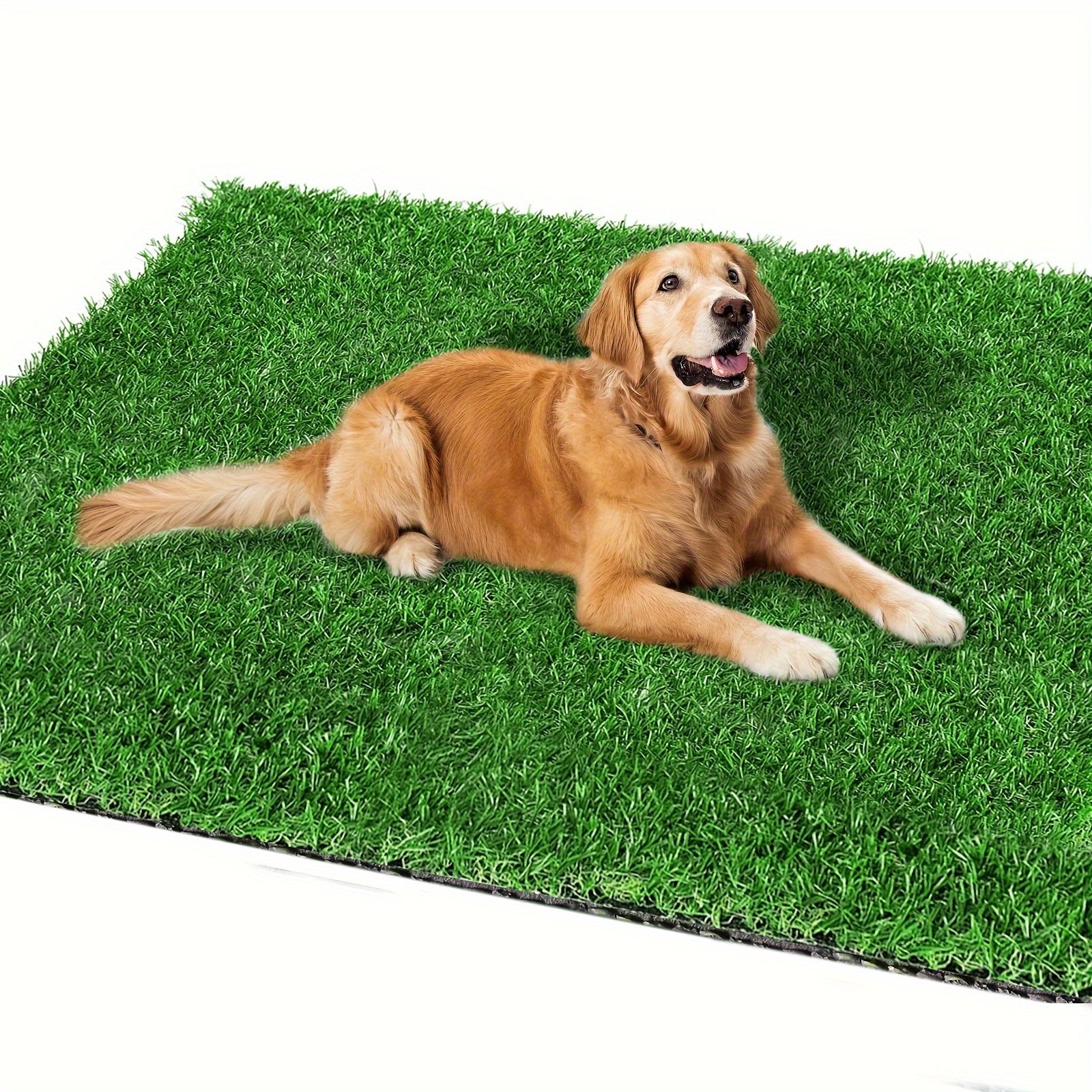 

Fortune-star 59.1 X 39.4inch Large Artificial Grass Mat For Dogs, Pet Potty Training Grass With Drainage Holes, Potty Pad For Indoor/outdoor Use, Easy To Clean & Maintain