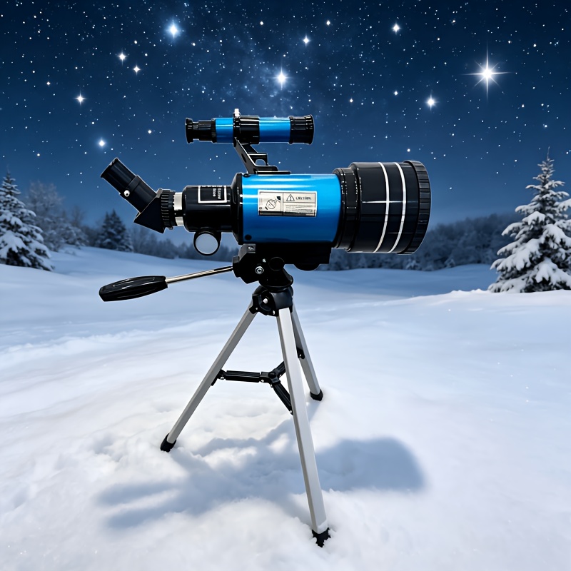 portable high powered astronomical telescope with tripod phone adapter suitable for   smartphone compatible 99 magnification 70 aperture aluminum body for outdoor for parties for hunting and fishing