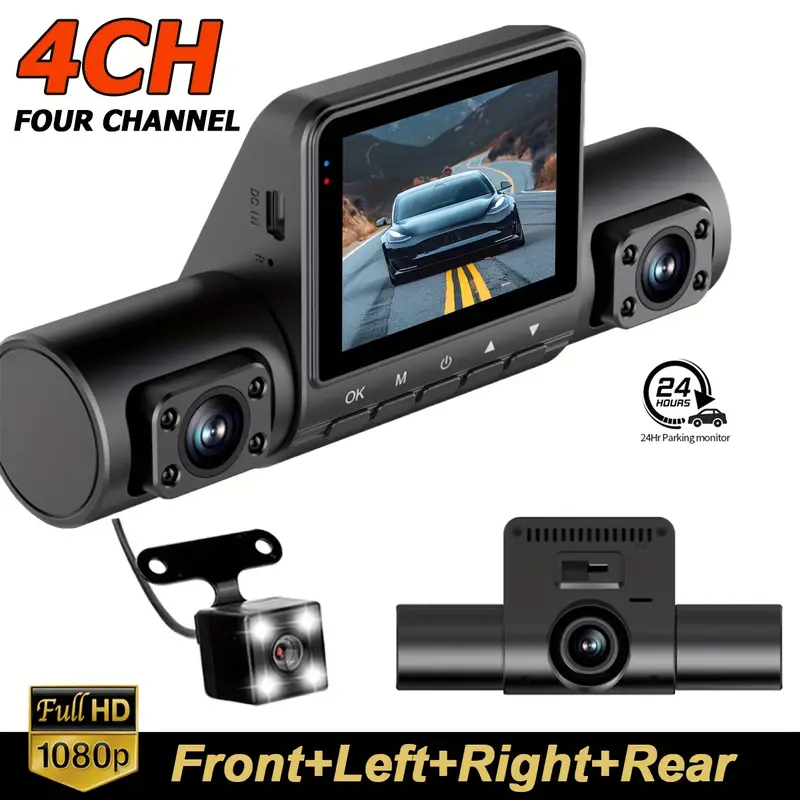 Dash Cam Per Auto WiFi 4K 2160P Con Monitoraggio Del Parcheggio 24 Ore - Foto 6