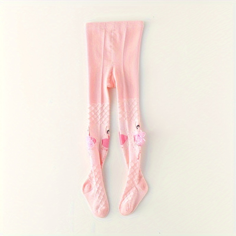 1 Pair Of Girl' Colour Mesh Breathable Pantyhose , Solid Comfy & Elastic Leggings Pantyhose