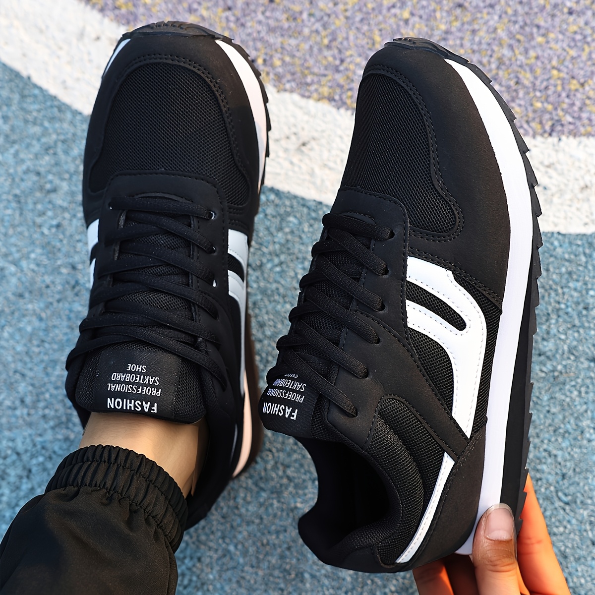 TEMU Men's Casual Athletic Shoes | Classic Retro Trendy Shoes Shoes | Fashionable Casual Athletic Shoes | Lightweight Breathable Road Running Shoes