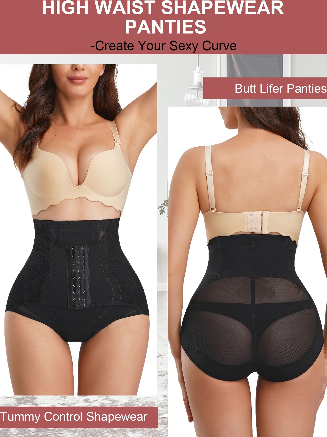 Olymini Emporia Shorty Taille Haute Unicontrol Culotte - Main Image