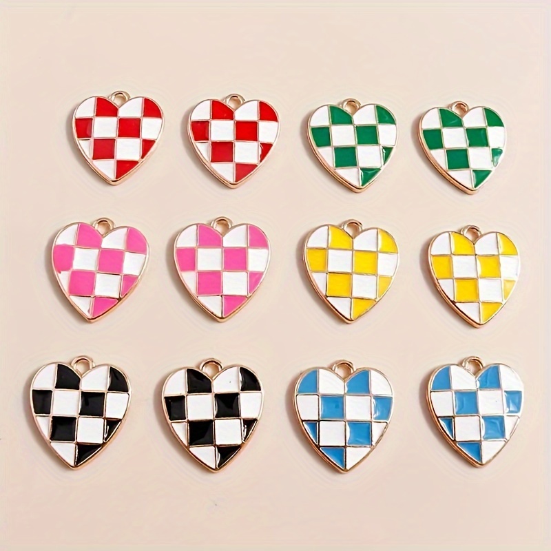 

12pcs Enamel , Zinc Alloy Pendants For , Keychains & - Assorted