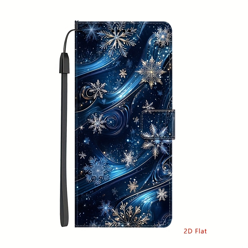 TEMU Phone Case: Pattern Pu Magnetic Flip Wallet Case With D Holder Stand For Moto