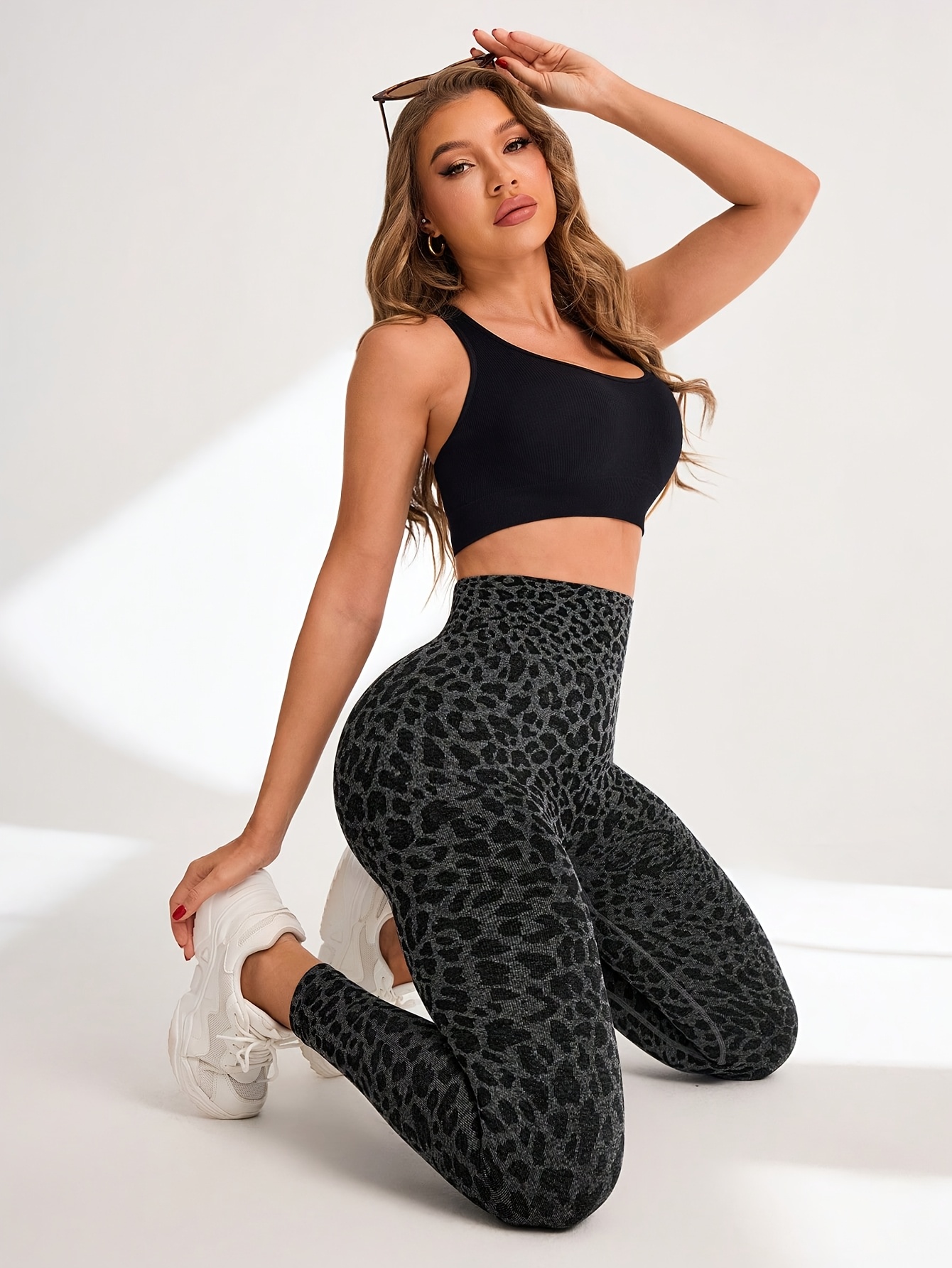 High Elastic Full Length Workout Pants Yoga Running Gym