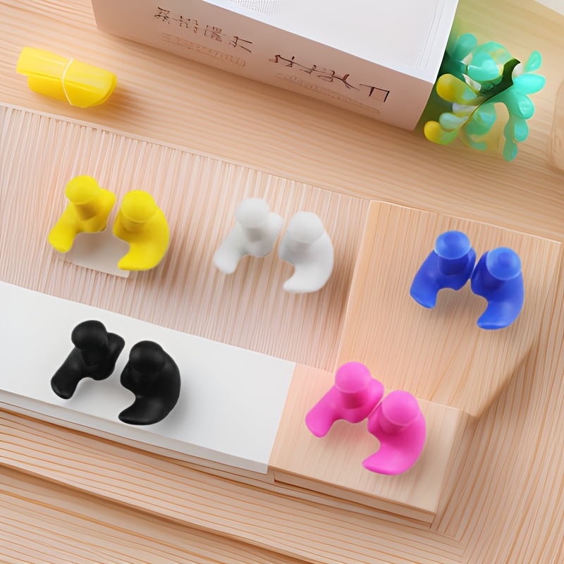 E-shop 10 Stück Klassische Exquisite Langlebige Geräuschunterdrückende Ohrstöpsel, Material, Schalldicht, Wasserdicht, Leichtgewicht