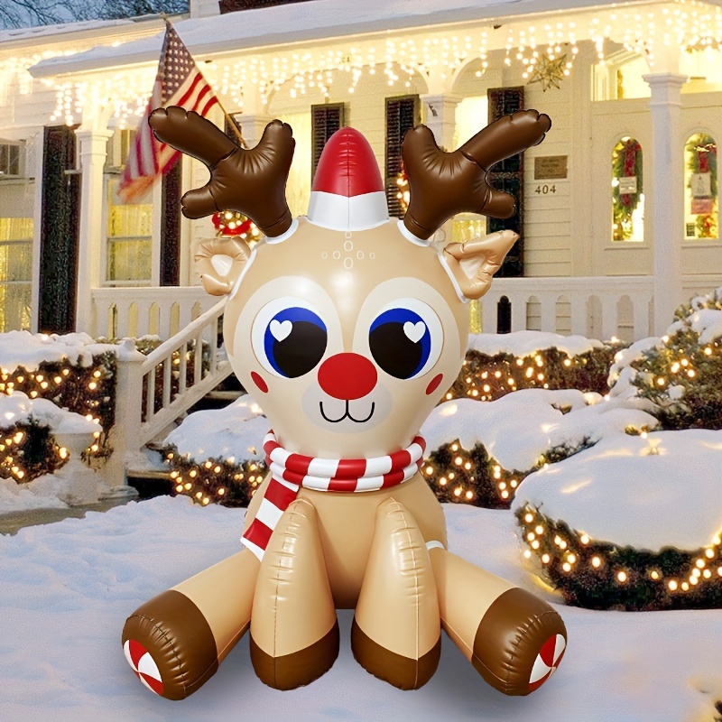 

56.7" Inflatable Christmas Decoration - & Display, No-power Needed, For , Lawn, And