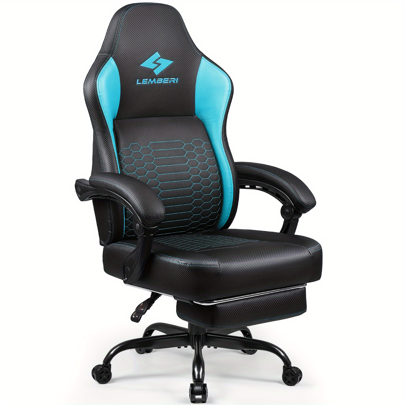 Big And Tall Gaming Chair 400lb Weight Capacity, Gamer Chairs For Adults,  Video Game Chair Wth Footrest Computer Gamer Chair With Headre