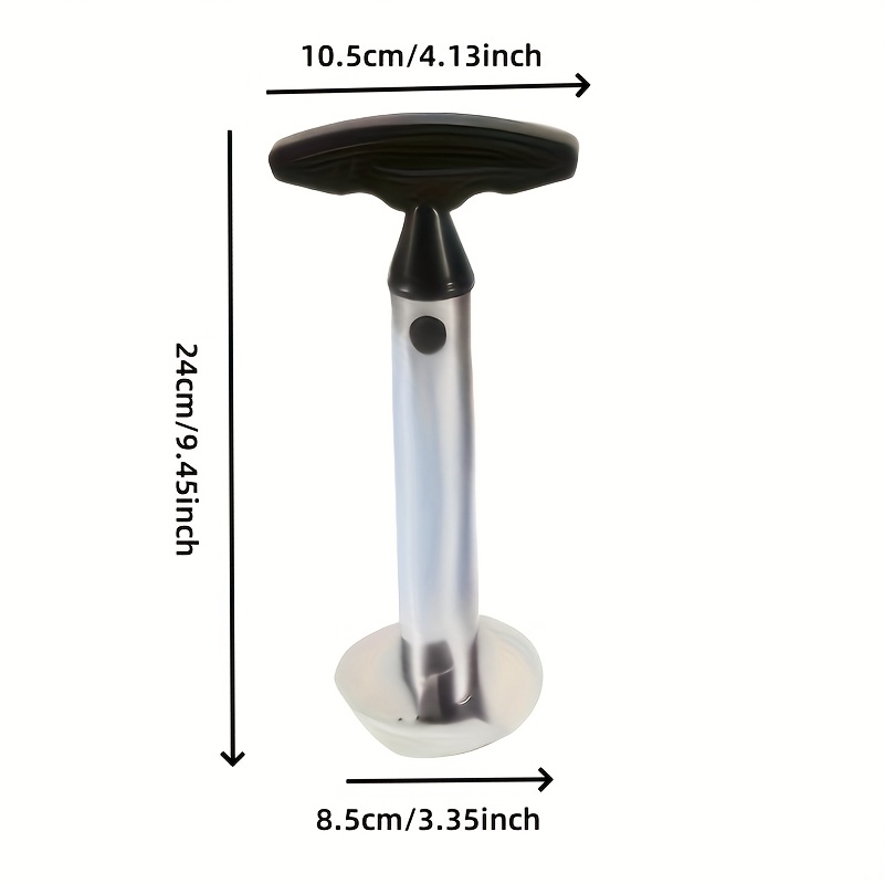 TEMU 1pc Stainless Steel Pineapple Coreer And Slicer, , Stainless Steel Pineapple Coreer, Fruit Strawberry Coreer, Kitchen Gadget, Convenient For