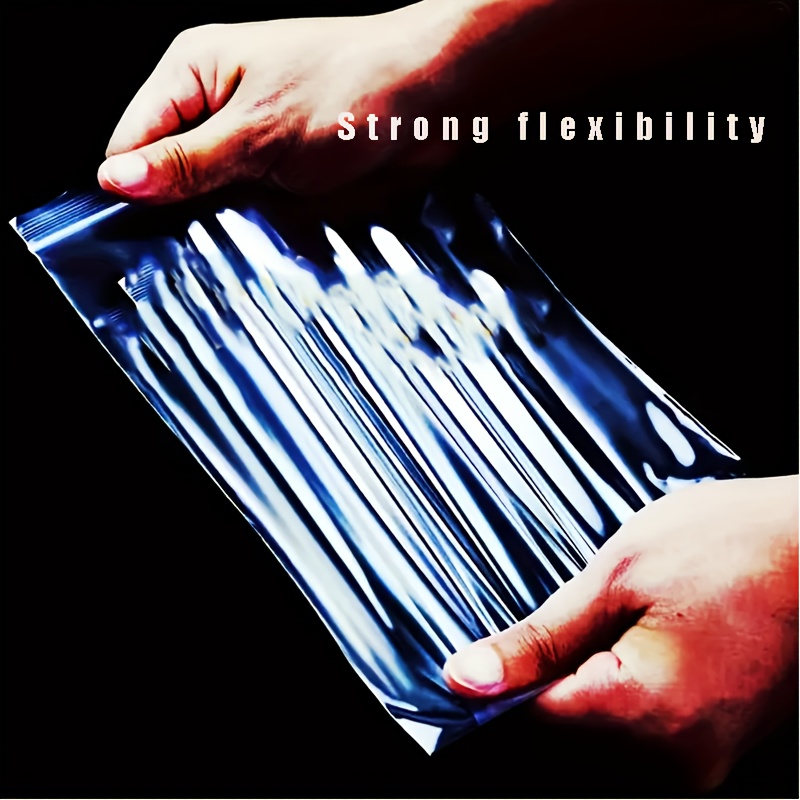 100pcs Clear Plastic Zipper Bags, 2.36 Mil Thick - Resealable & Durable for Snacks, Nuts, Seeds, Candy - Ideal for Travel, Storage, Packaging - Transparent Poly Pouches with Easy-Seal Tabs, Snack Bag