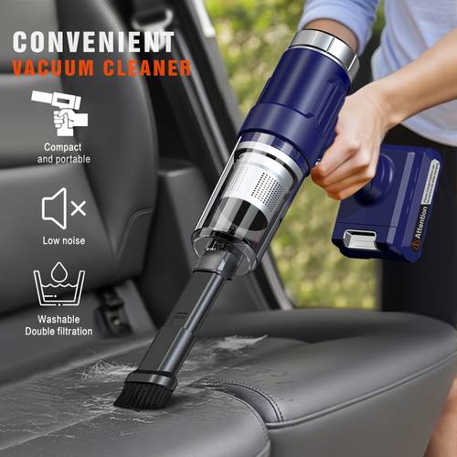 powerful car vacuum cleaner with wireless ideal for collecting dust in vehicles and homes great for automotive and is suitable for cars rvs kitchens floors and other cleaning tasks