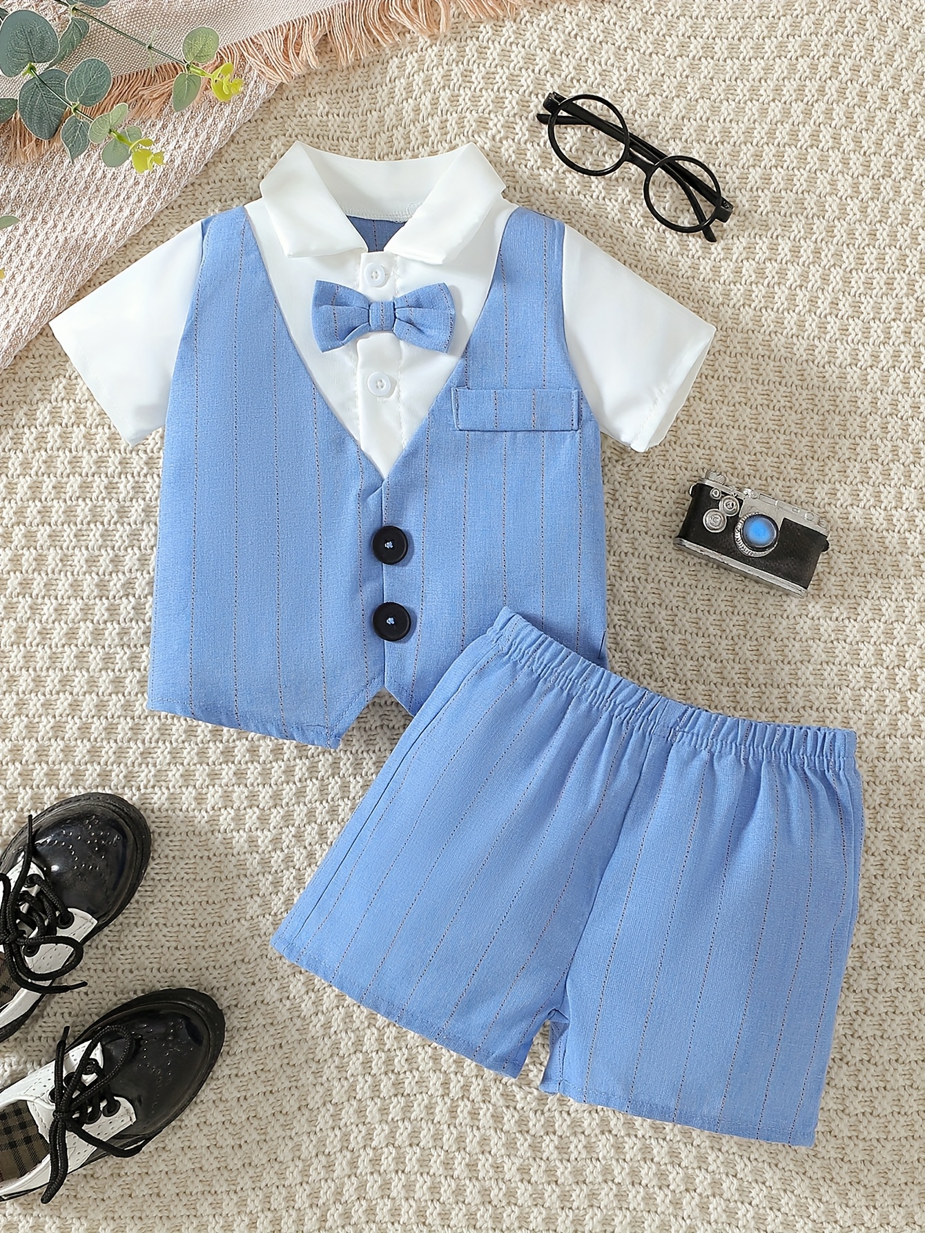 completo elegante estivo camicia a maniche corte Temu Italy