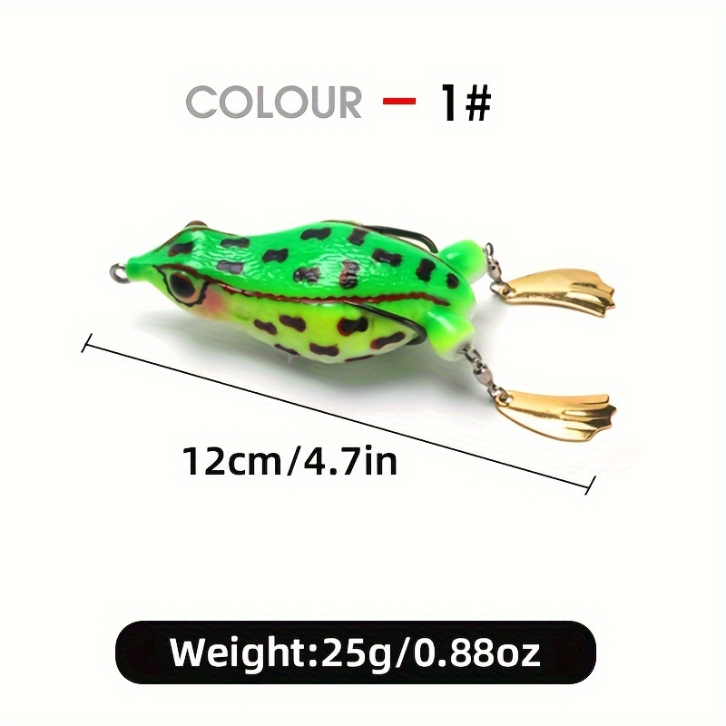 Fishing Giant Frog Lure Topwater Popper Bass - Temu