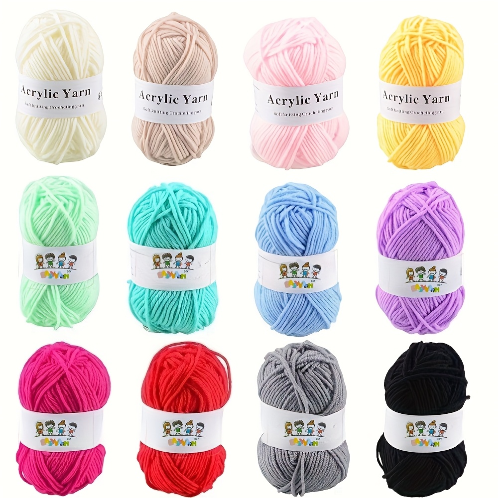12pcs Hand Knitted Yarn Sweater Scarf Cap Crochet Yarn Handmade Yarn