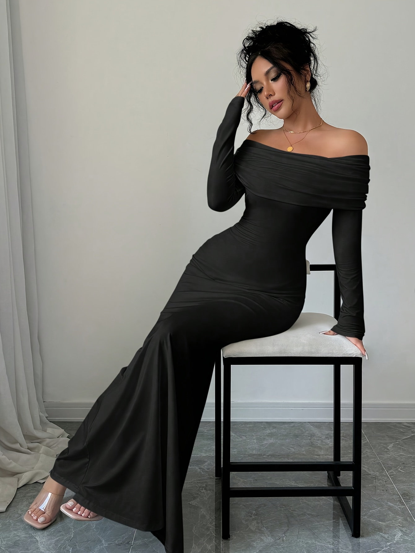 sachin and babi light blue dress ASHLEYlauren Style 12150
