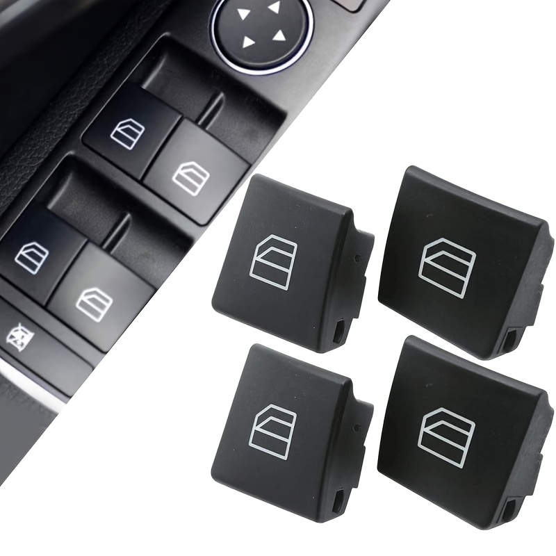 TEMU 4pcs Window Switch Button Cap A2049055402 Fit For E250 C220 C250 C350 2009-2016 Interior Window Switch Button Cover