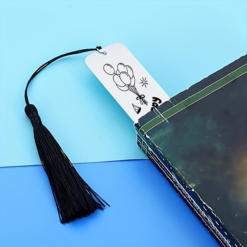 Stainless Steel Bookmark - Laser Engraved Happy 70th Birthday Gift For Book Lovers