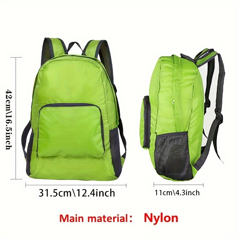 Foldable Backpack and Small Storage Bag Set