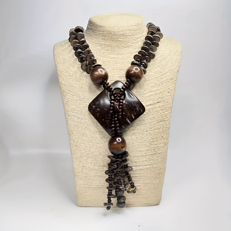 

- Necklace - Mid-length Round Pendant For Women, For & Gifting