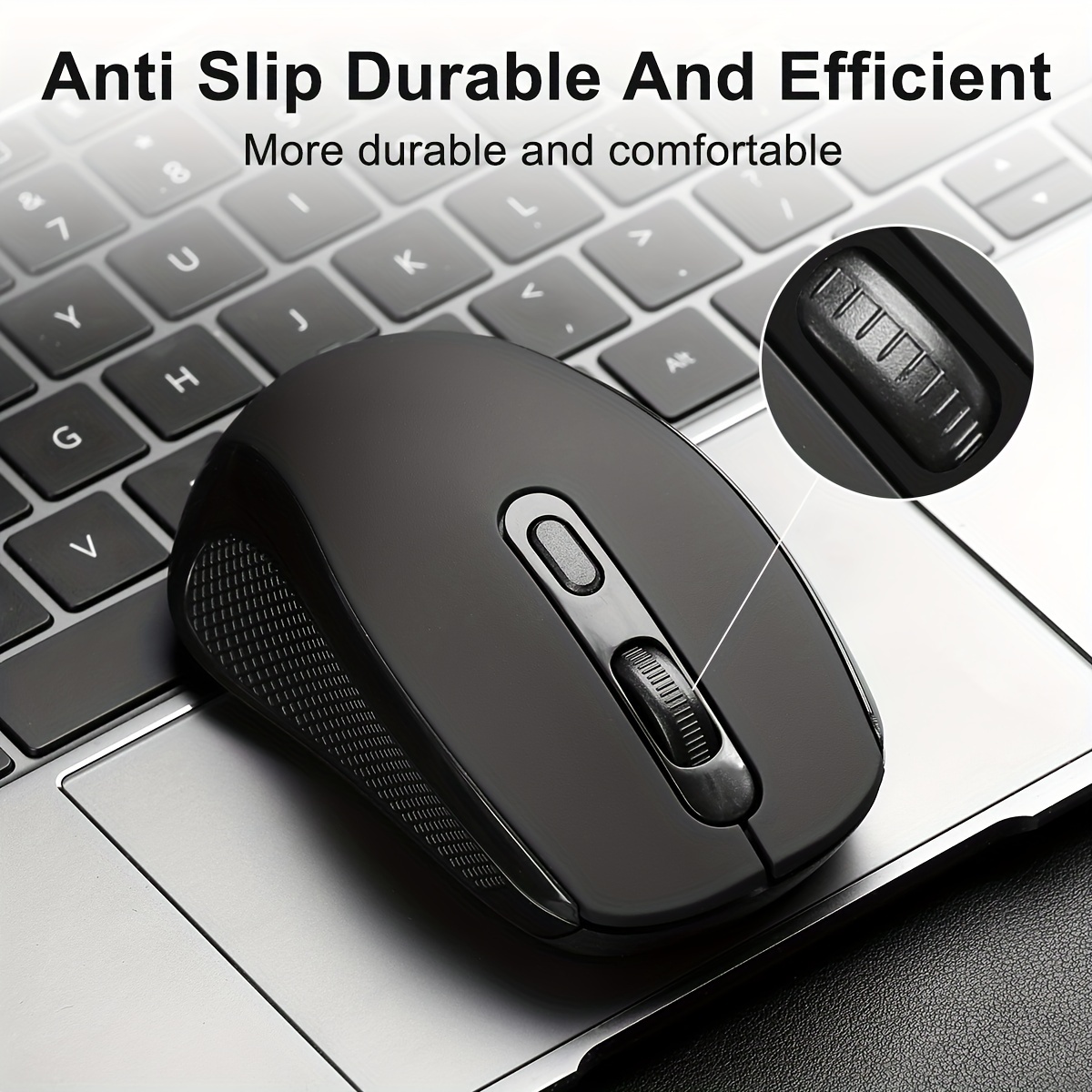 

Wireless Mouse, Streamlined Body, Curved Design, Comfortable Feeling, Up To 1000-1200-1600-3200dpi Optical Resolution, Portable Computer Mouse, Wireless Mouse For Laptop/desktop/tablet