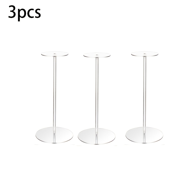TEMU 3-pack Independent Hat Rack Base Supports | Plastic Material, Modern