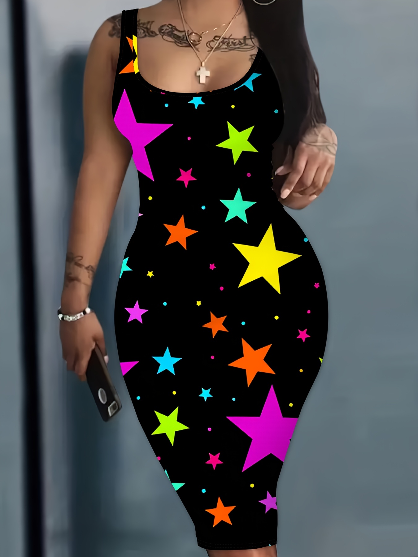 star dresses sold on Temu United States