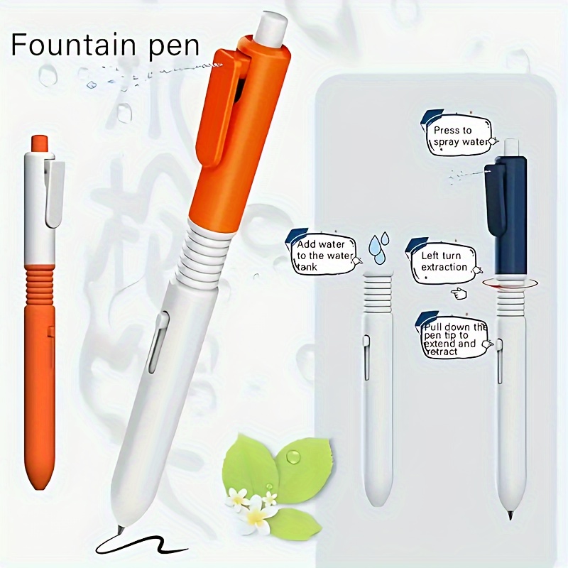 1* Prank Water Spray Pen, Personalized Plastic with Screw-Off Cap, Medium Point for Students, Ideal Gift Idea