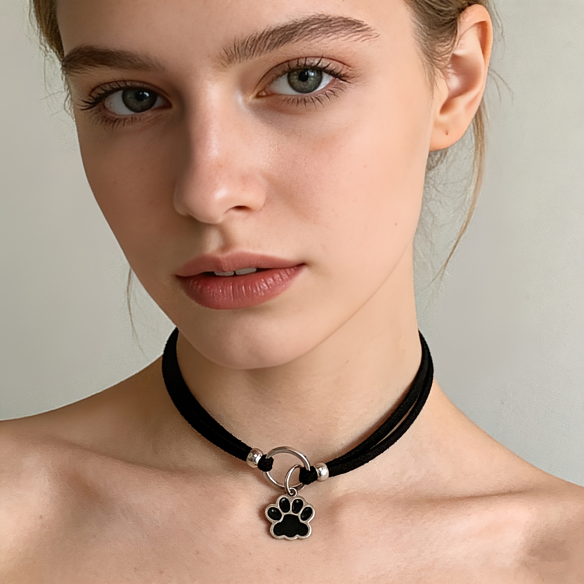 TEMU Collana Choker Stile Bohemien Elegante con Pendente , Collana Regalo , Festa, Festival , Accessorio per la Y2K Snap Street Style Donna