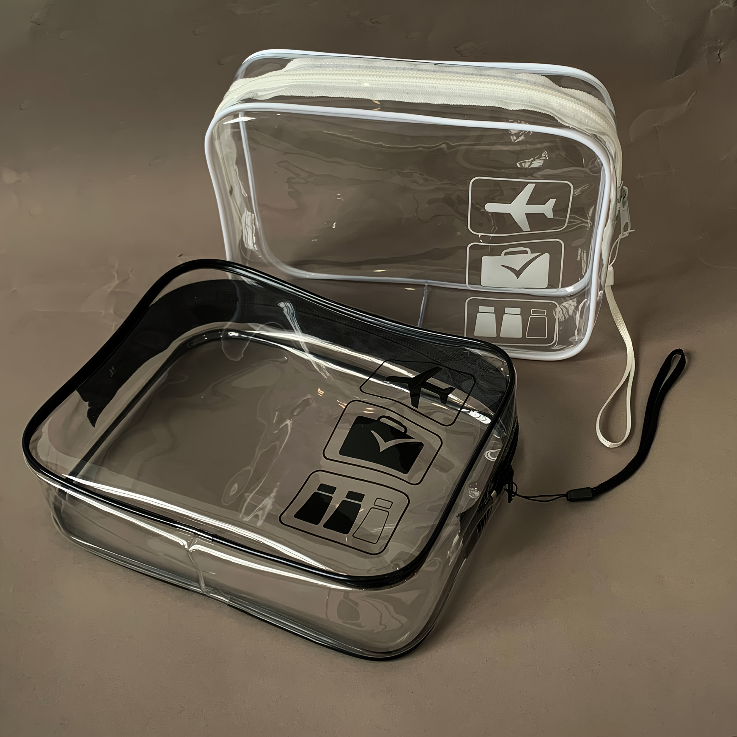 pvc transparent toiletries tsa travel bag travel carrying - Temu