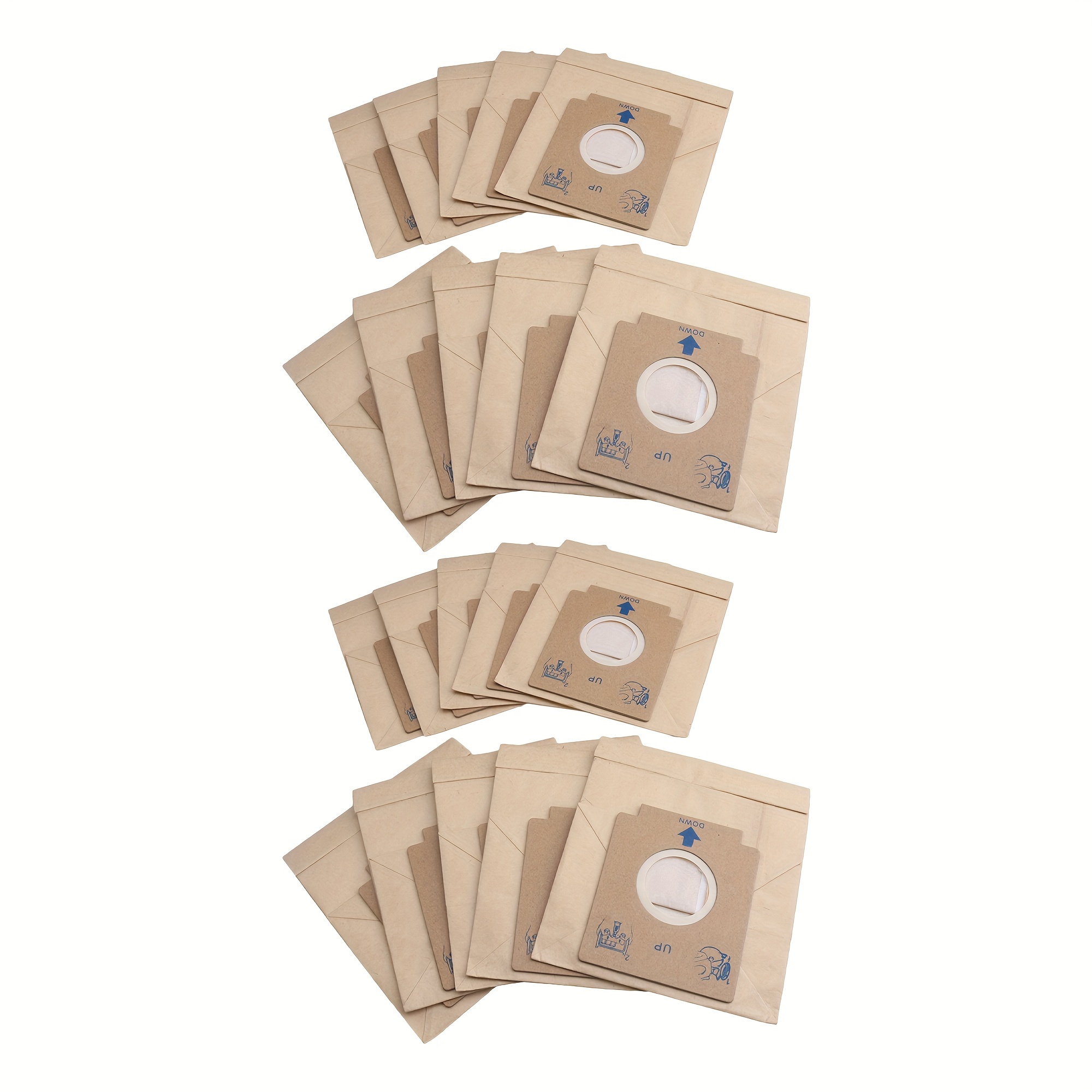 

Pack Vacuum Cleaner Paper Bags, Universal Fit, Dust Collector Bags, Disposable, Compatible With Most Vacuum Models, Use