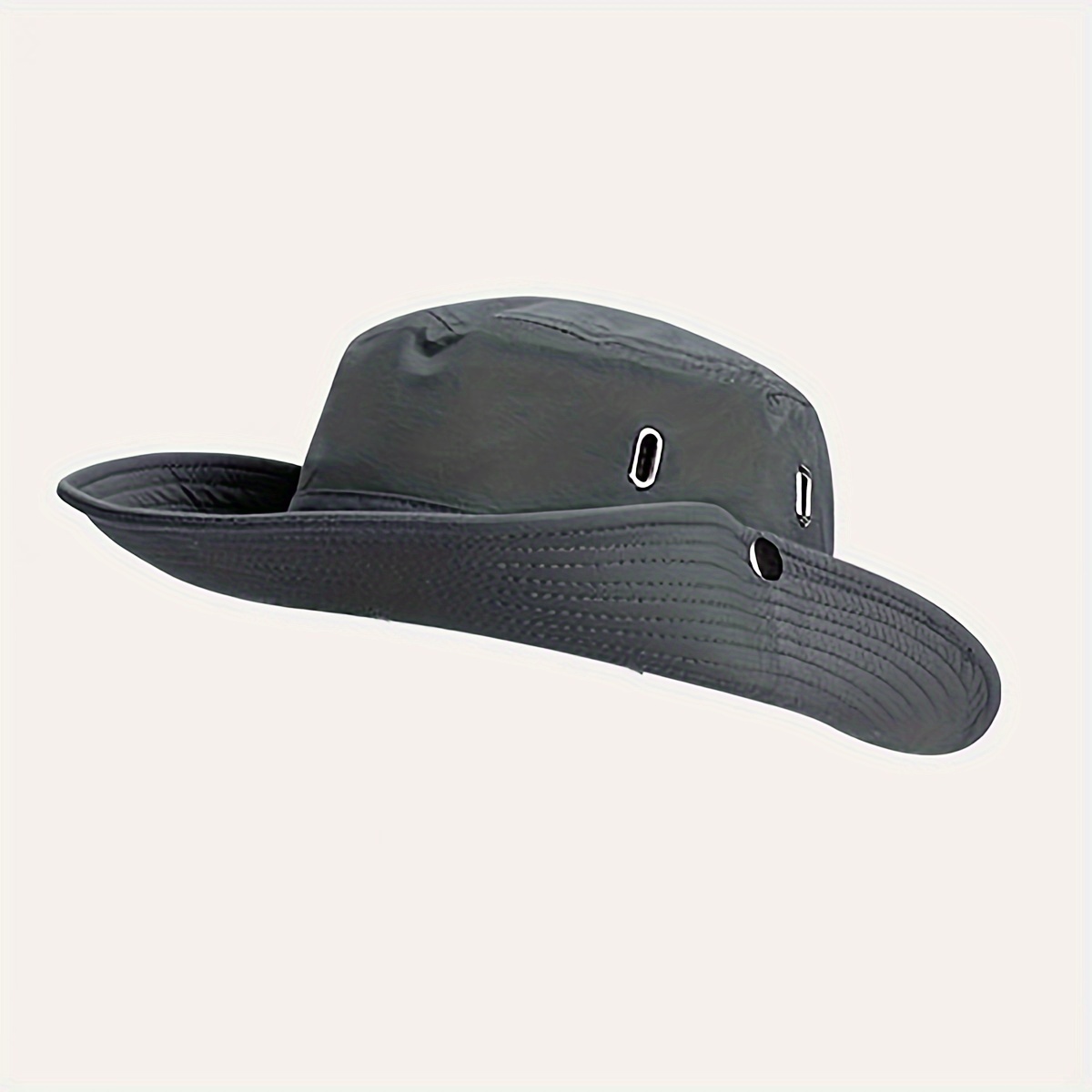 Pu Leather Western Bucket Hat For Travel Outdoor Hiking - Temu