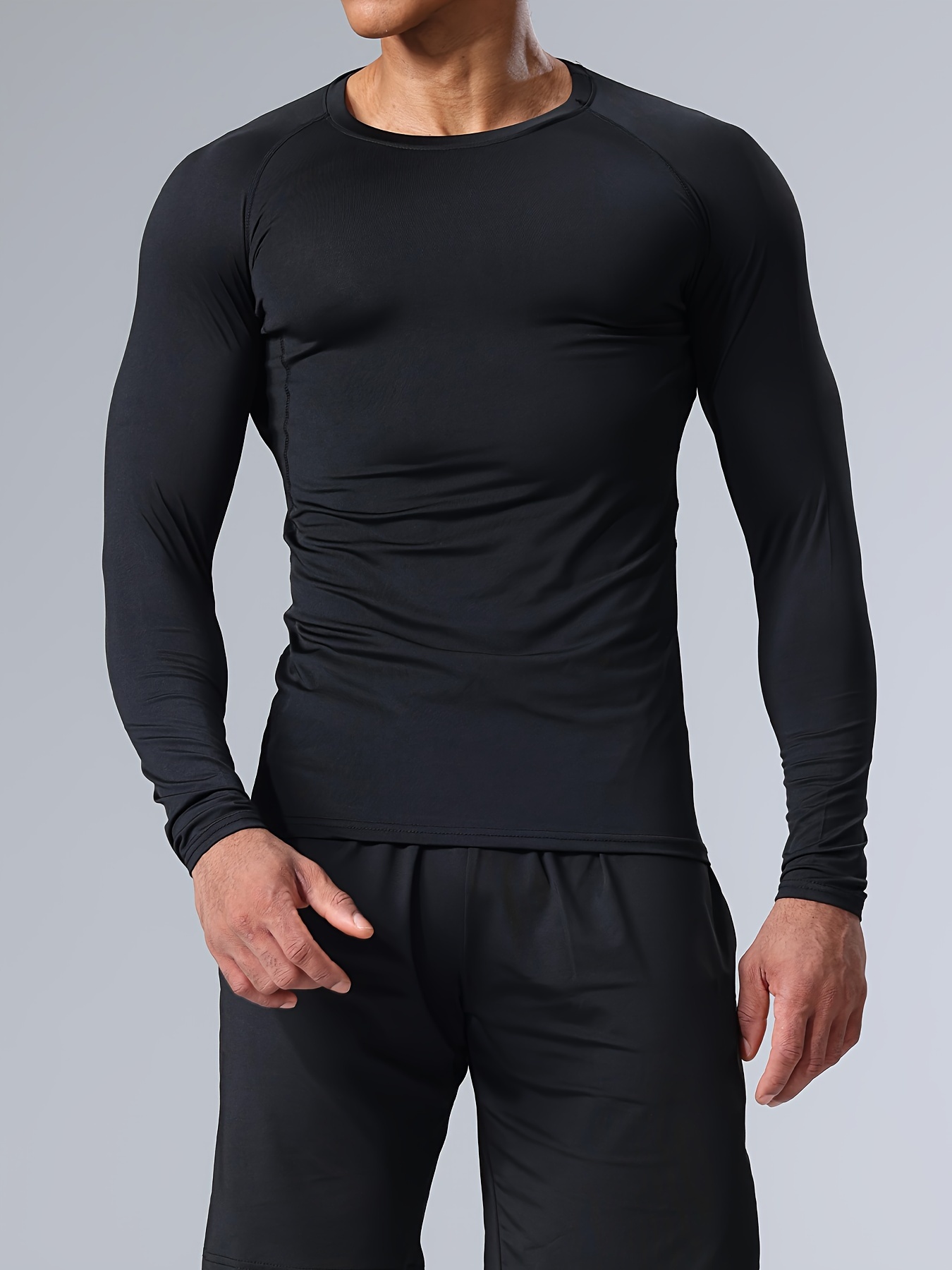 T-shirt De Compression Athlétique à Manches Longues Pour Homme