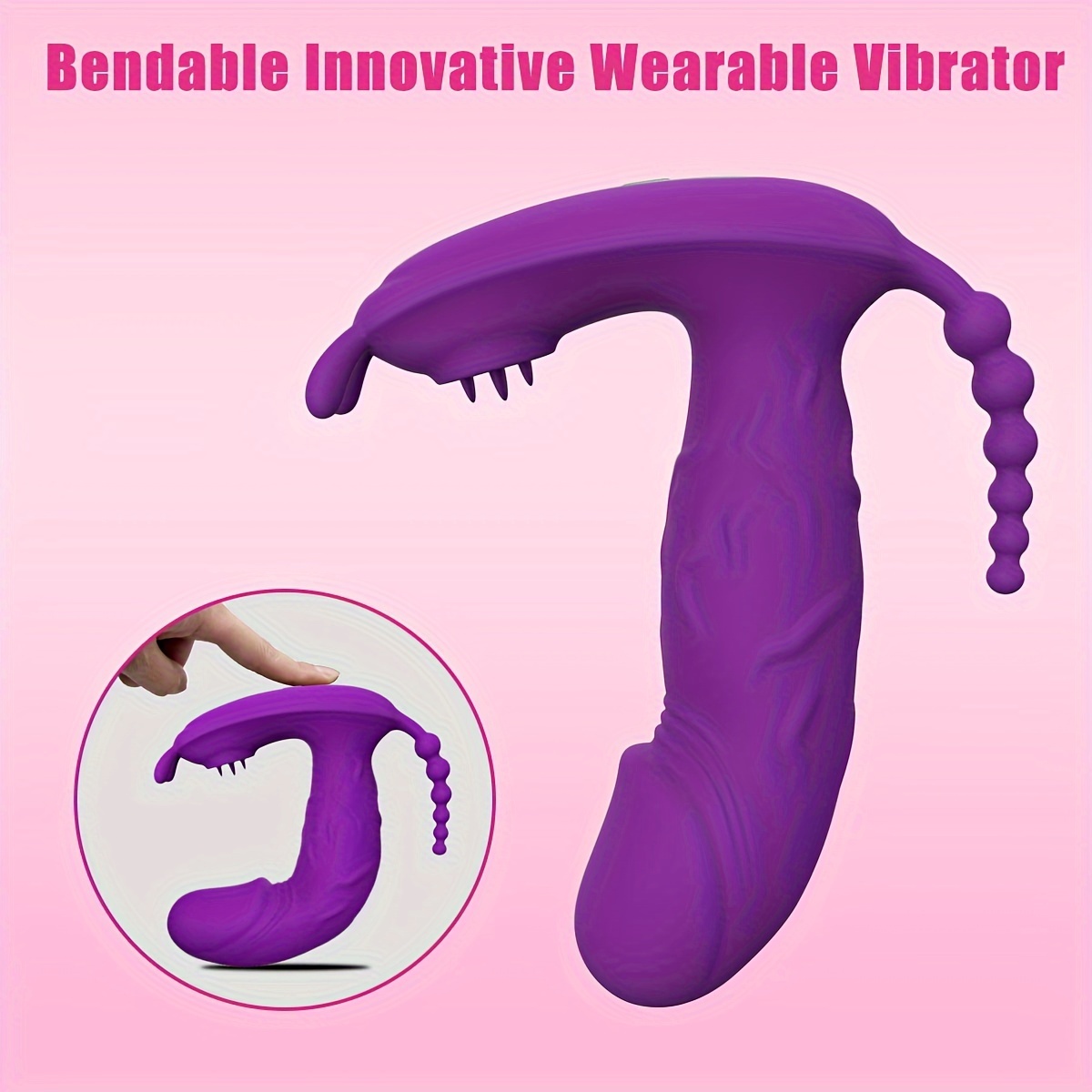 1pc wearable remote control vagina stimulator with g spot       9 quick vibration and     quiet underwear vibration usb charging lithium battery app control 3 7mah capacity Product details 5