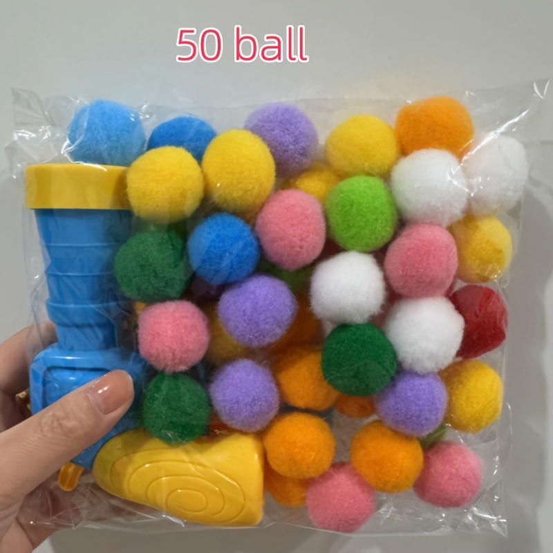 10/20/50pcs Cat Toy Set - Suitable For Interactive Play With Cats And Dogs, Launcher, Random Colors, , Durable Rebound Design