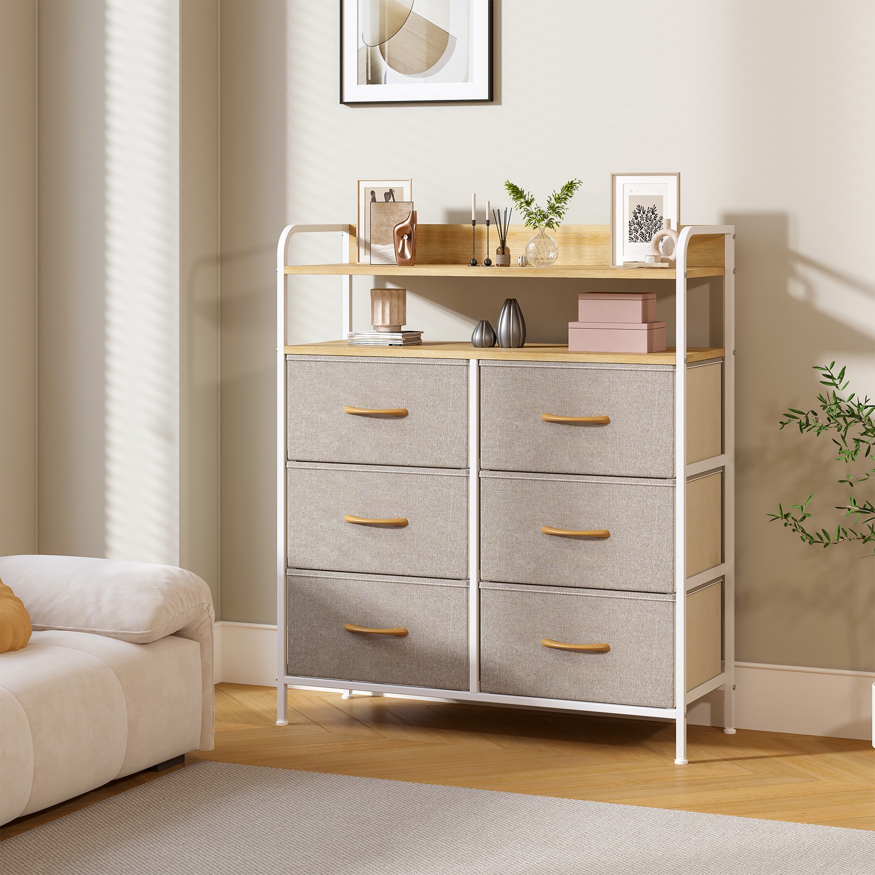 6-Drawer Chest for Bedroom and Living Room