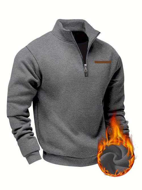 new lined outdoor sports sweatshirt autumn winter fitness sweatshirt mens outdoor hiking sweatshirt