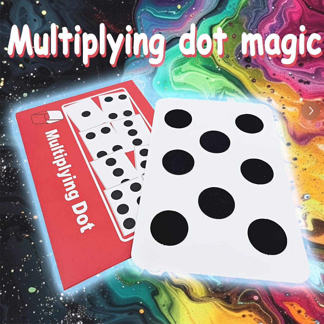 

1 Set Interactive Multiplying Dot Magic Trick Set - Metal Card For Magic, Performance Props, Party And Event Magic Supplies