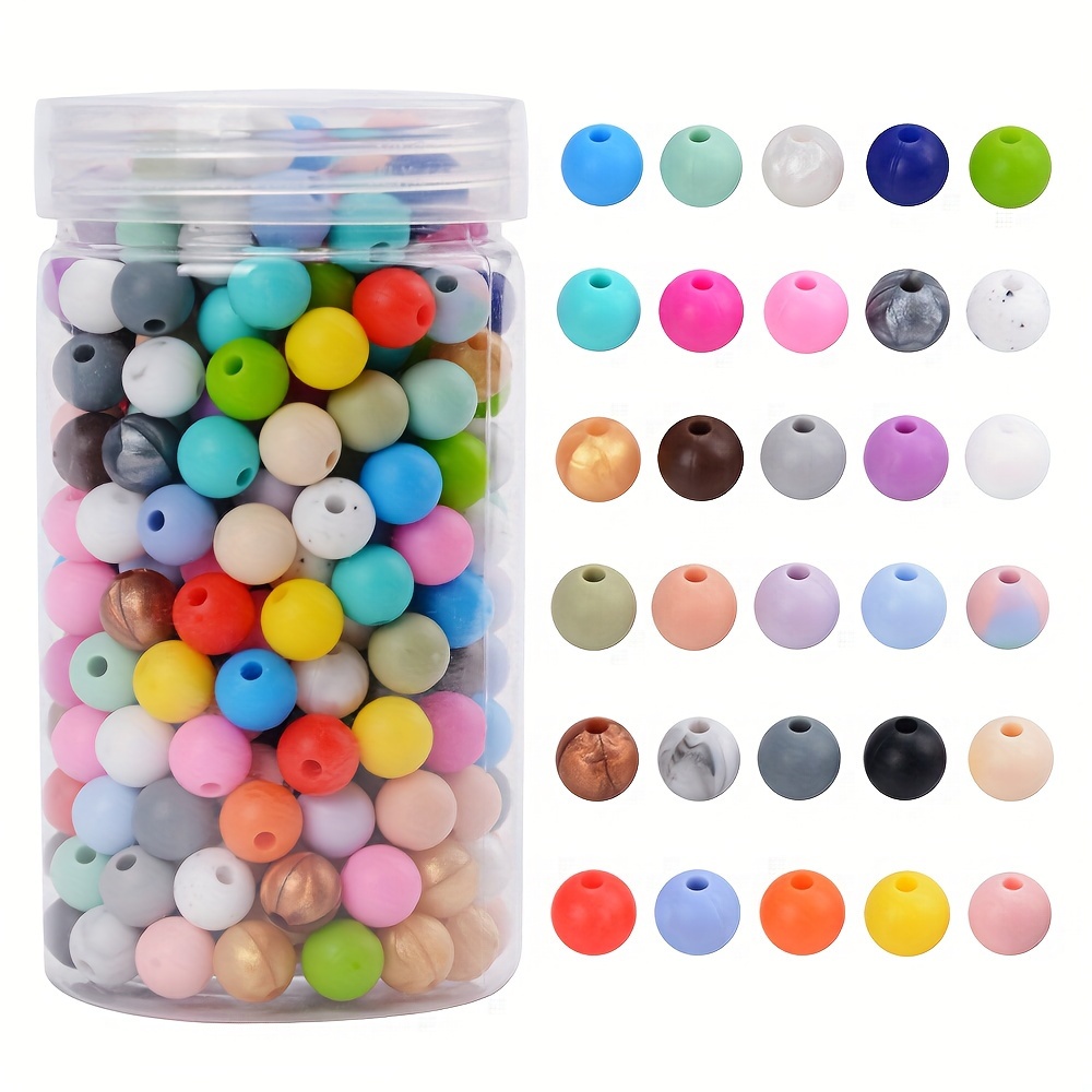 

300- - In 30 Container, 9/12mm Size Mix, For , Keychains, Necklaces, Bracelets, Projects