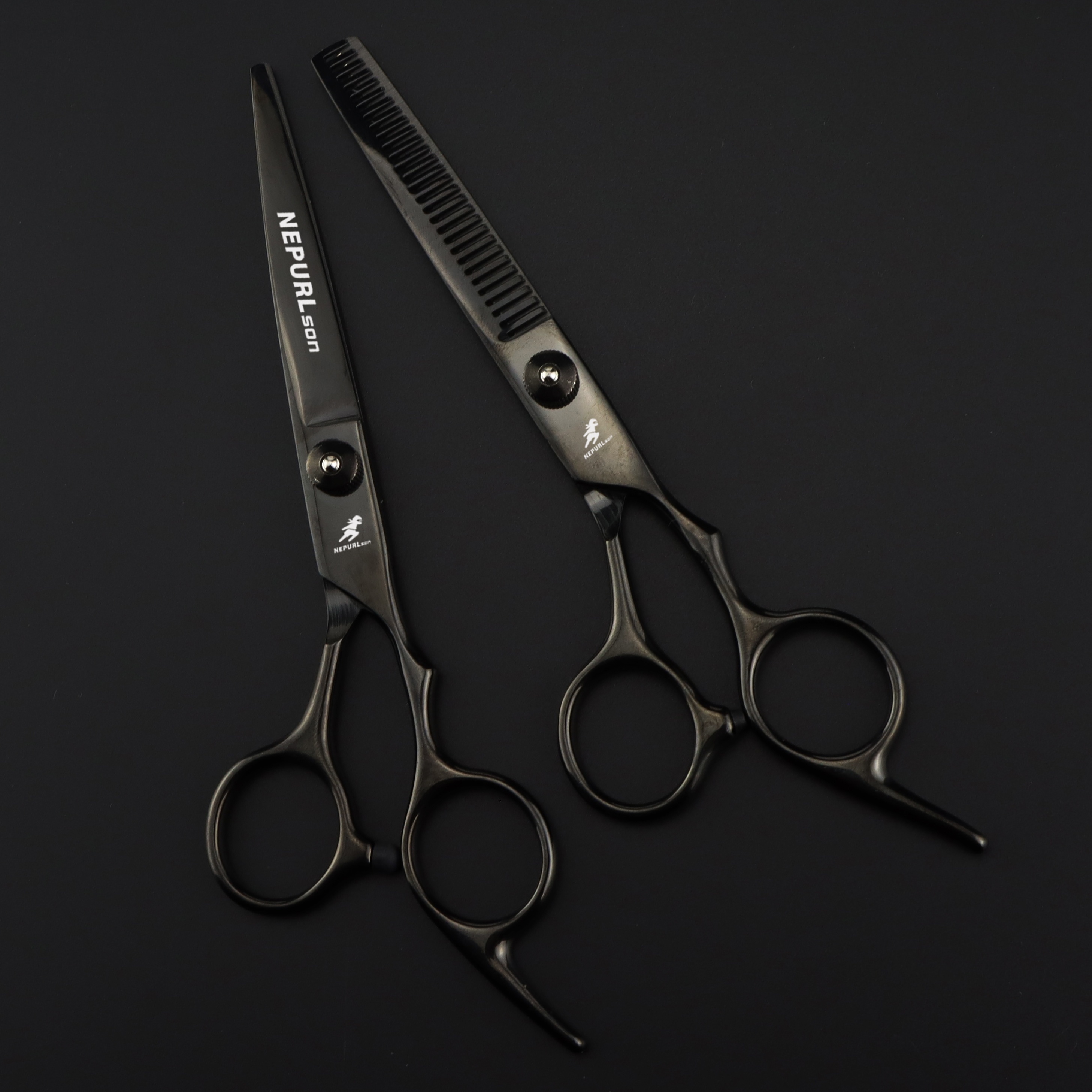  9pcs professional haircutting scissors set 6 0 inch texturizing thinning shears for all hair types right handed scent free Product details 5