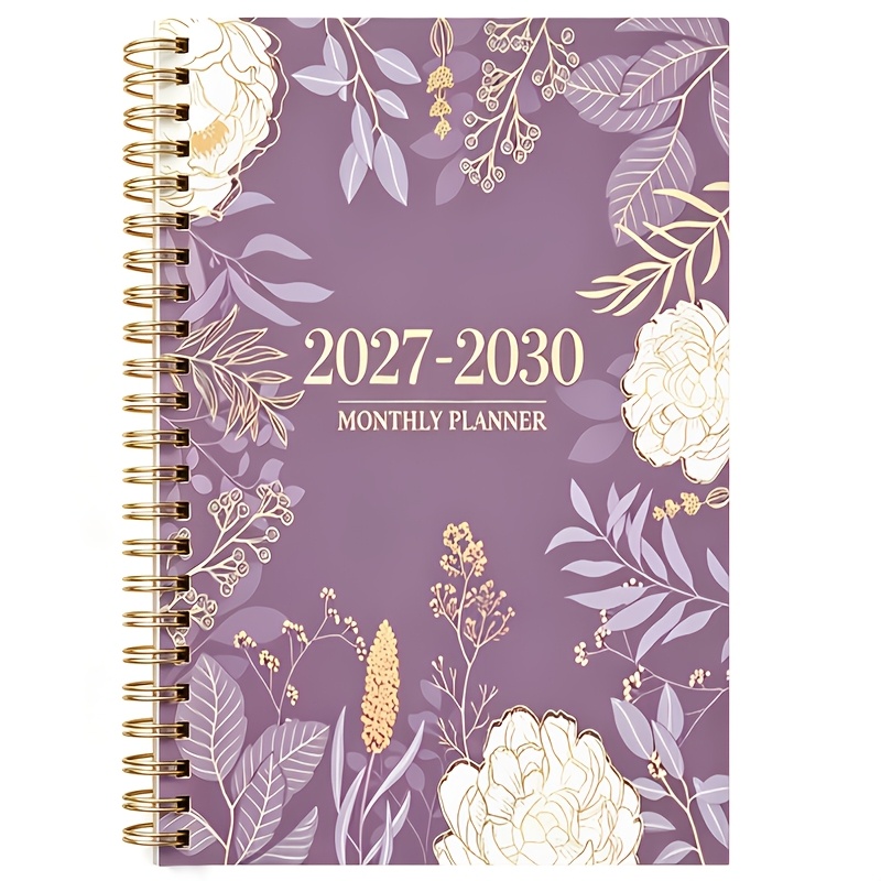 TEMU 166.67cm 2027- - 2027 To December 2030, Four-year Calendar, Three-color Optional Cover Design, Annual Calendar, Month Label, 48-month Calendar,