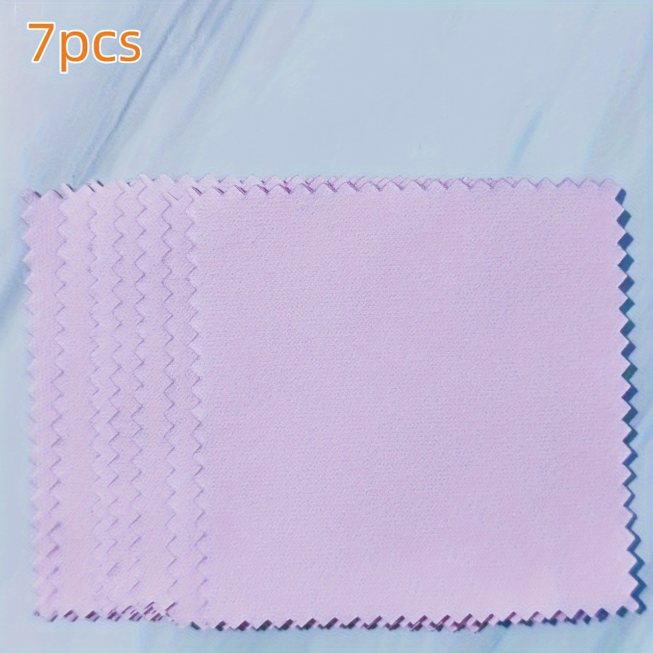 7/14pcs - Silvery Wiping Cloth, Small Professional Cleaning Cloth - Very Suitable For Cleaning And Maintenance Of Jewelry And Golden And Silvery Ware