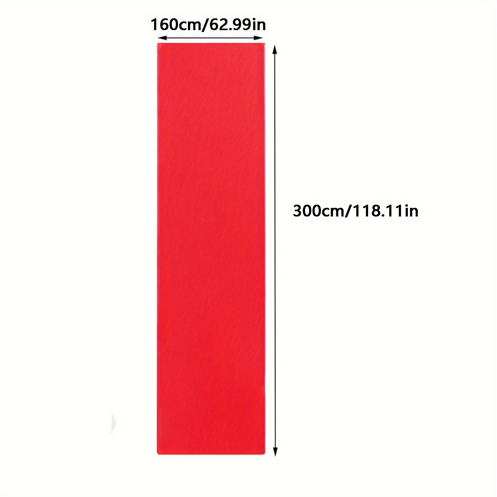 Image of 1pc 62.99in Wide Mat,wedding Decorations,summer Decoration,garden Decor For Outside,outdoor Decor, Proposal Party Ceremony Tablecloth Mat, Hotel Outdoor White Mat