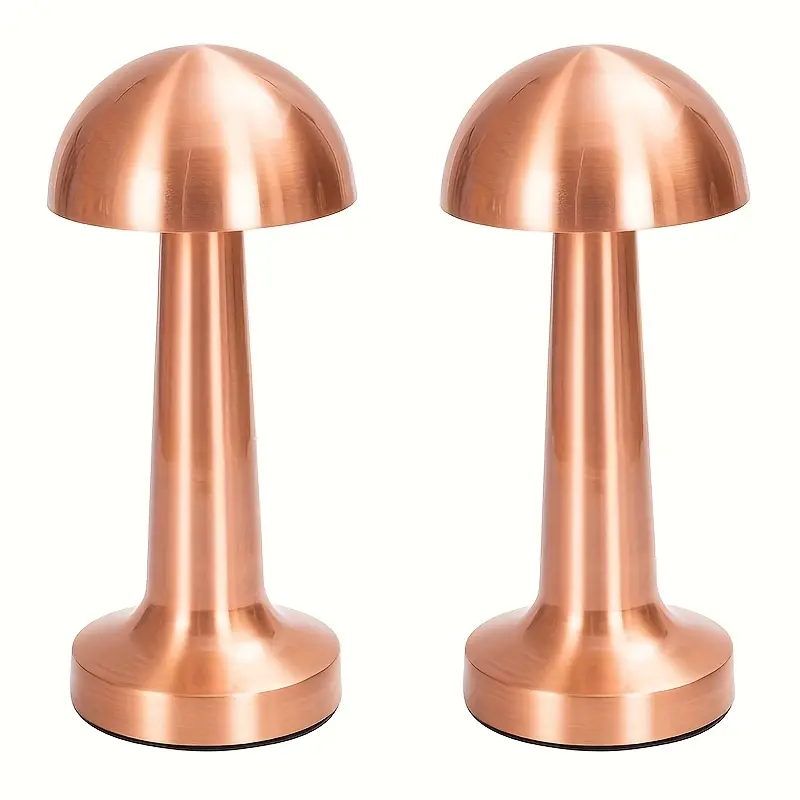 led round mushroom head night light night switch usb rechargeable three color dimming suitable for living room bedroom dining room decoration birthday gifts living room decor holiday decoration modern Product details 2