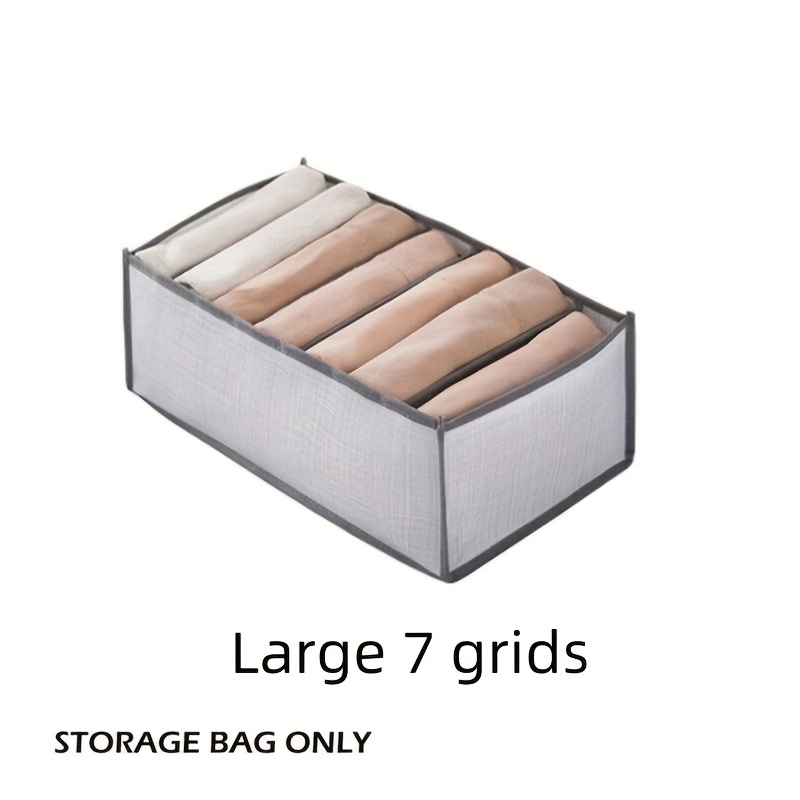 TEMU T-Shirt Hosen Kleider Aufbewahrungsbox Schrank Schubladen Organizer Kleiderschrank Trenner Tasche Faltbare Organizer Box