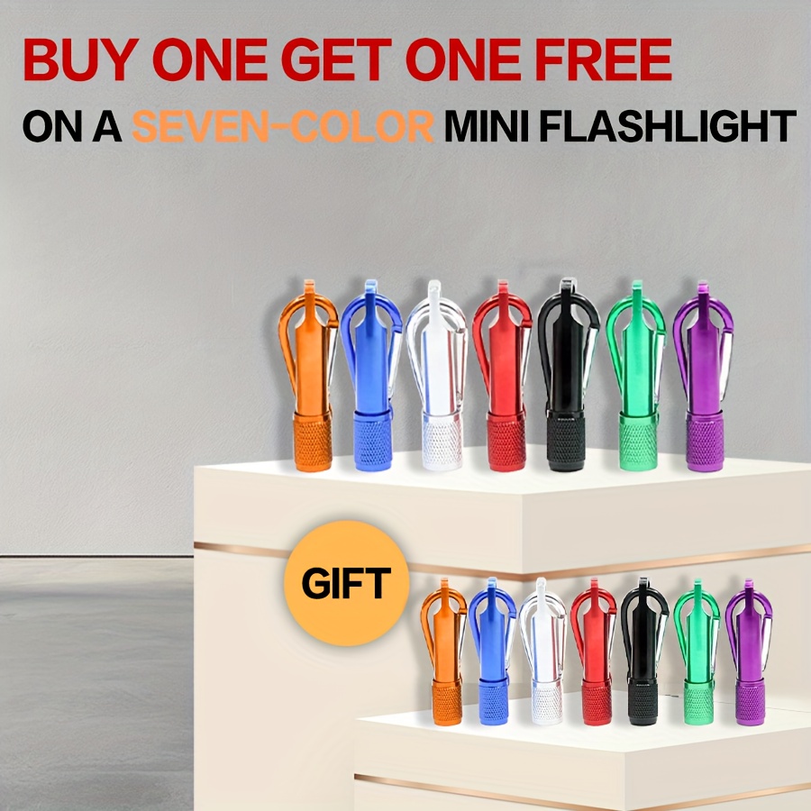 TEMU And Another At No Cost (14pcs In Total) - Premium Aluminum Alloy Mini Portable Flashlight - Extremely Portable, Energy-saving, Ideal For Outdoor