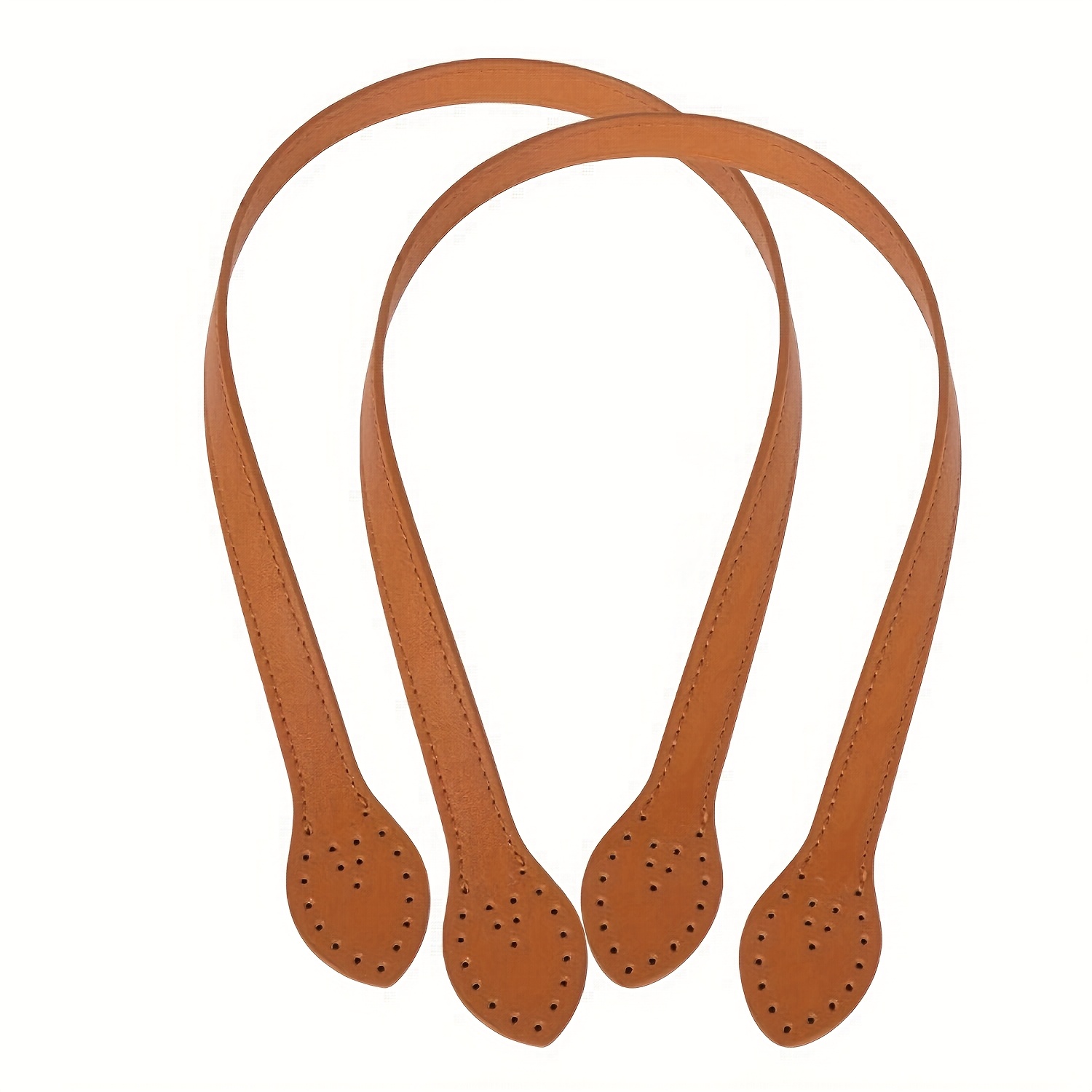 Image of 2pcs, Pu Leather Wallet Strap, Handle Wallet Strap, With Ear-shaped End Hole Bag Production Supplies, For Diy Wallet Handbag Production, Is A Great Gift For ., Diy Wallet Making