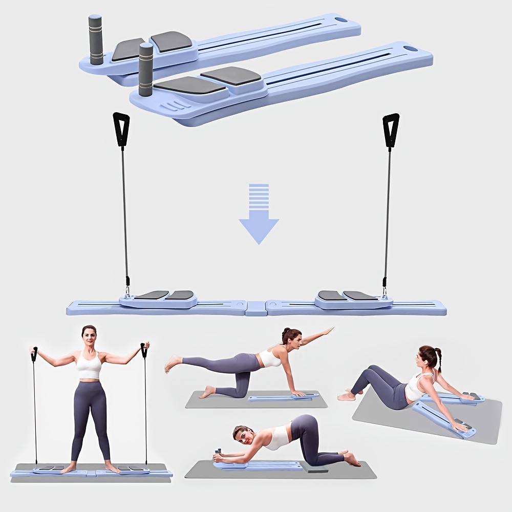 1 Multi-functional Left And Right Skis, Push And Pull To Move Abs, Legs And Arms Back And Forth. Home Fitness Equipment, Removable Combination_voghion.com